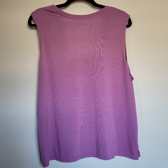 DISNEY Nightmare Before Christmas Purple Graphic Tank Top Women's size XL 16/18 - Picture 3 of 6